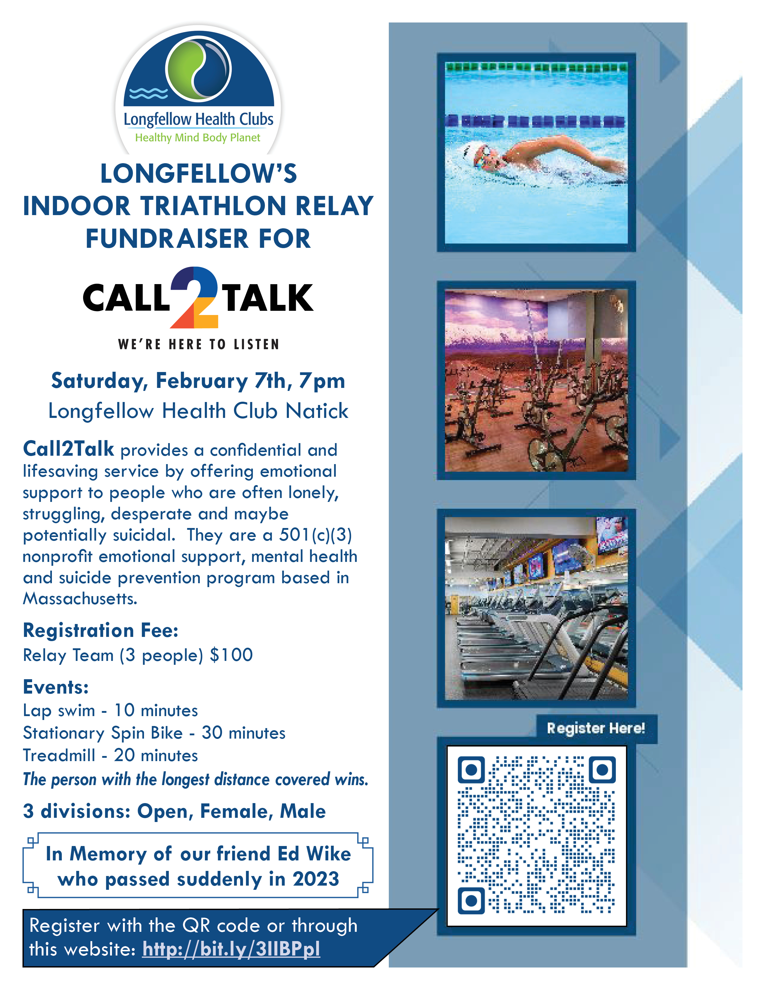 2026 Longfellow Indoor Triathlon